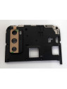 Carcasa sujecion placa para Ulefone Note 10 mas embellecedor camara negro calidad premium