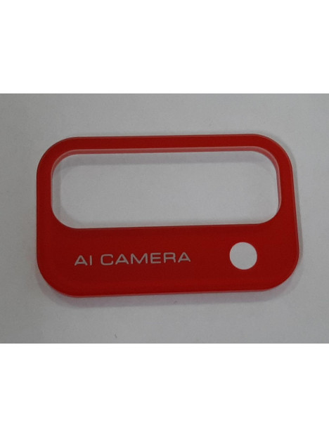 Embellecedor camara rojo para Ulefone Note 12P calidad premium