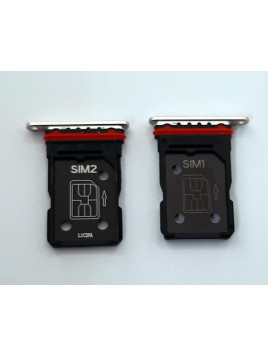 Soporte o bandeja dual sim dorada para Oppo Find X3 Neo 5G calidad premium