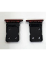 Soporte o bandeja dual sim roja para Realme x50 Pro 5G calidad premium