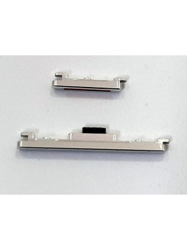 Set 2 botones platas para Huawei P50 Pro calidad premium