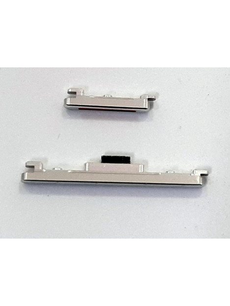 Set 2 botones platas para Huawei P50 Pro calidad premium