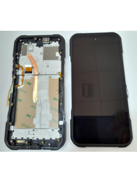 Pantalla lcd para Doogee V20 mas tactil negro mas marco negro Service Pack Premium