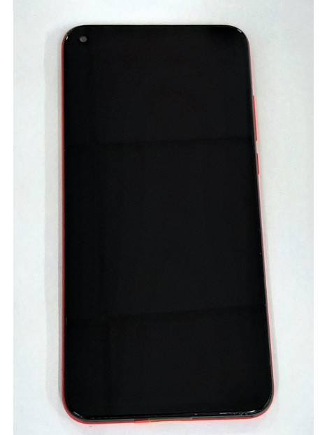 Pantalla lcd para Huawei Honor V20 mas tactil negro mas marco rojo calidad premium