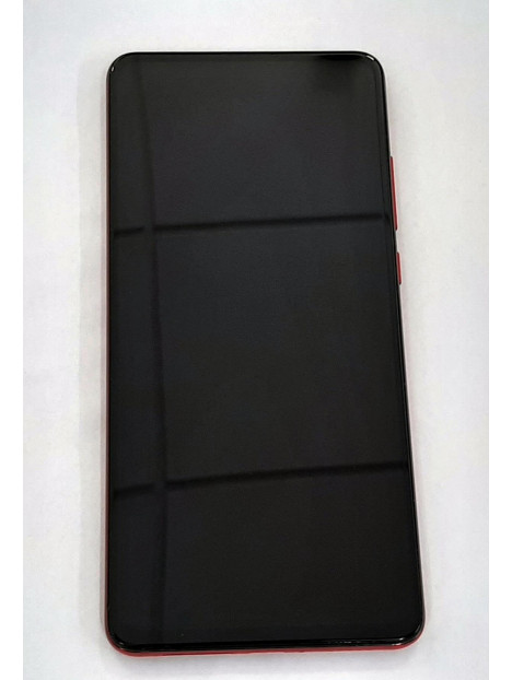 Pantalla oled by Xiaomi Mi 9T MI9T Redmi K20 Redmi K20 Pro Mi 9T Pro mas tactil negro mas marco rojo compatible