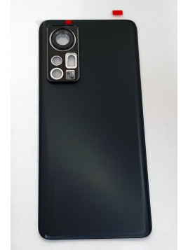 Tapa trasera o tapa bateria negra para Xiaomi MI 12 5G mas cubierta camara