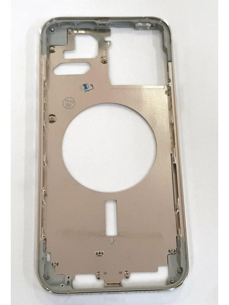 Carcasa central o marco plata para IPhone 13 Pro Max calidad premium