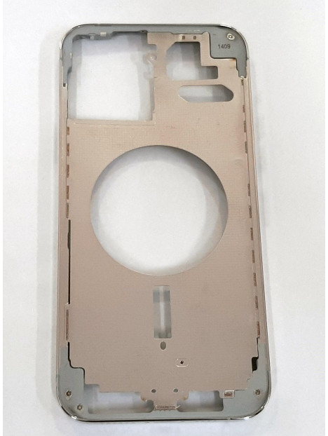 Carcasa central o marco plata para IPhone 13 Pro Max calidad premium