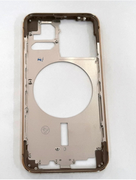 Carcasa central o marco dorado para IPhone 13 Pro calidad premium