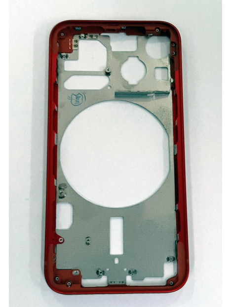 Carcasa central o marco roja para IPhone 13 Mini calidad premium
