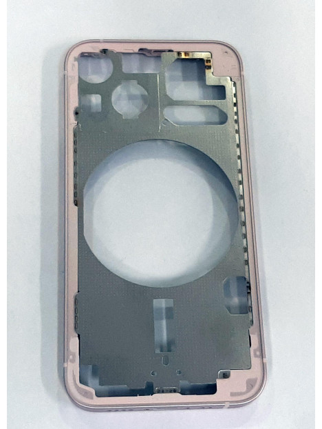 Carcasa central o marco rosa para IPhone 13 Mini calidad premium