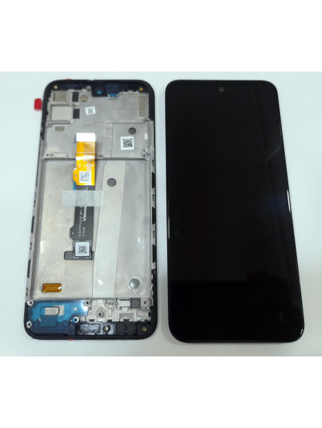 Pantalla lcd para Motorola G71 5D68C19911 mas táctil negro mas marco negro service pack premium