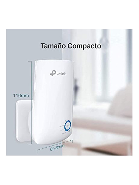 TP-Link N300 Tl-WA850RE - Repetidor Extensor de Red WiFi (2.4 GHz