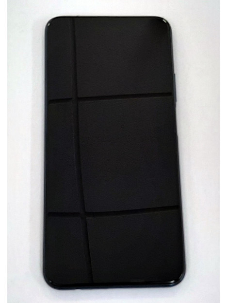 Pantalla LCD para Huawei Honor 9X HLK-AL00 HLK-TL00 mas tactil negro mas marco azul compatible