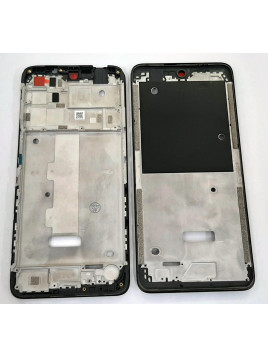 Carcasa central o marco negro para Motorola Moto G22 calidad premium