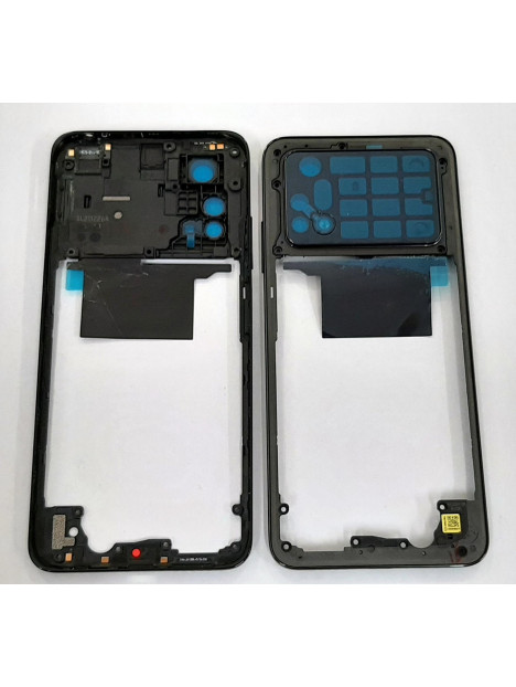 Carcasa central o marco negro para Xiaomi Poco X4 Pro 5g calidad premium