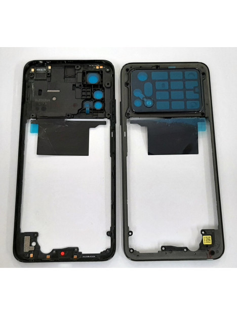 Carcasa central o marco negro para Xiaomi Poco X4 Pro 5g calidad premium