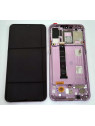 Pantalla oled para Xiaomi Mi 9 MI9 DK mas tactil negro mas marco purpura compatible