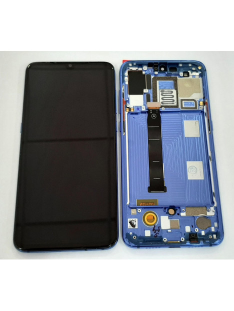 Pantalla oled para Xiaomi Mi 9 MI9 DK mas tactil negro mas marco azul compatible