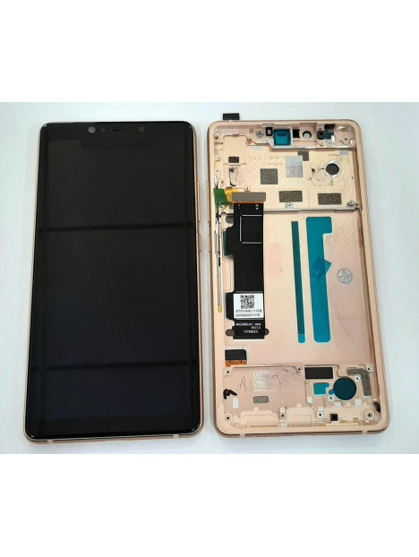 Pantalla oled para Xiaomi Mi 8 SE DK mas tactil negro mas marco dorado compatible