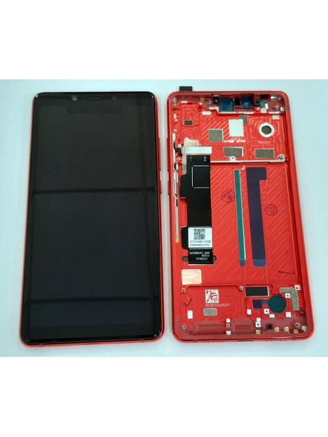 Pantalla oled para Xiaomi Mi 8 SE DK mas tactil negro mas marco rojo compatible