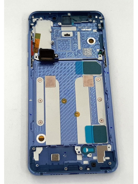 Pantalla oled para Xiaomi Mi Mix 3 DK mas tactil negro mas marco central azul compatible