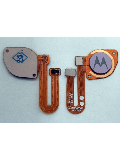 Flex boton home lila para Motorola Moto G30 calidad premium