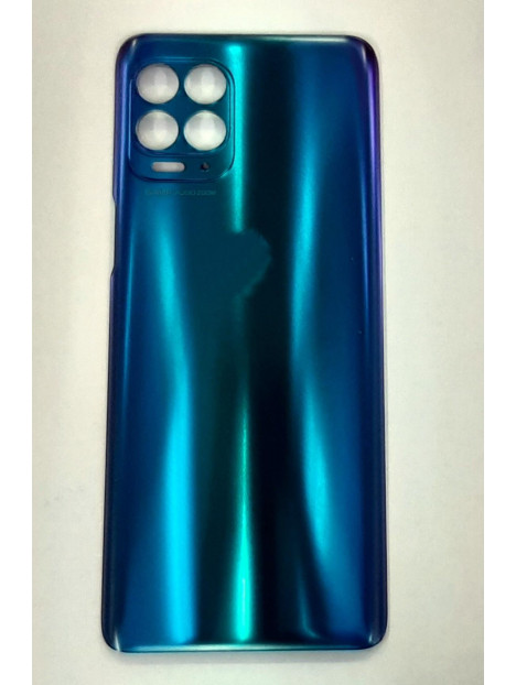 Tapa trasera o tapa bateria azul verde para Motorola Moto G100