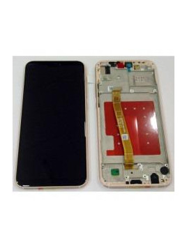 Pantalla lcd para Huawei P20 Lite Nova 3E mas tactil negro mas marco dorado compatible ane-l02 ane-l02k ane-l03 ane