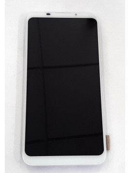 Pantalla lcd para Meizu 16XS mas tactil blanco mas marco blanco compatible