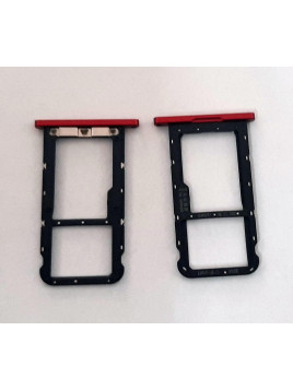 Soporte o bandeja dual sim roja para Huawei Mediapad M6 8.4 VRD-W09 calidad premium