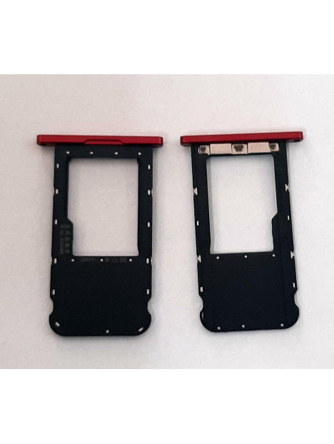 Soporte o bandeja single sim roja para Huawei Mediapad M6 8.4 VRD-W09 calidad premium