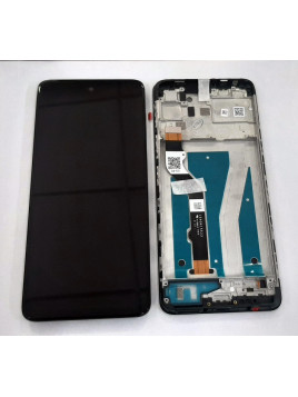 Pantalla lcd para Motorola Moto G60 5D68C18560 mas tactil negro mas marco negro Service Pack Premium