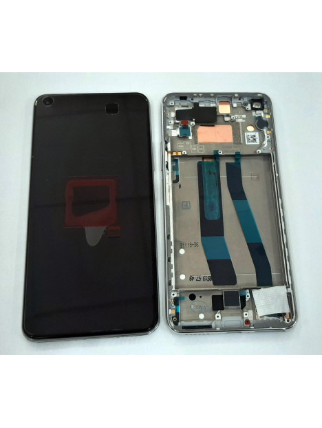 Pantalla lcd para Xiaomi 11 Lite 5G NE 5600040K9D00 Xiaomi MI 11 Lite mas tactil negro mas marco plata service pack