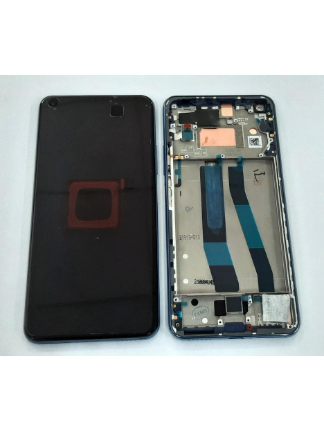 Pantalla lcd para Xiaomi 11 Lite 5G NE 5600050K9D00 Xiaomi MI 11 Lite mas táctil negro mas marco azul service pack