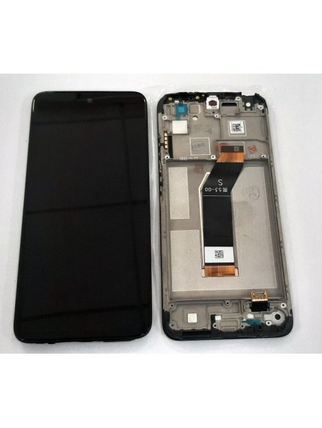 Pantalla lcd para Xiaomi Redmi 10 2022 560001K19S00 mas tactil negro mas marco negro Service Pack