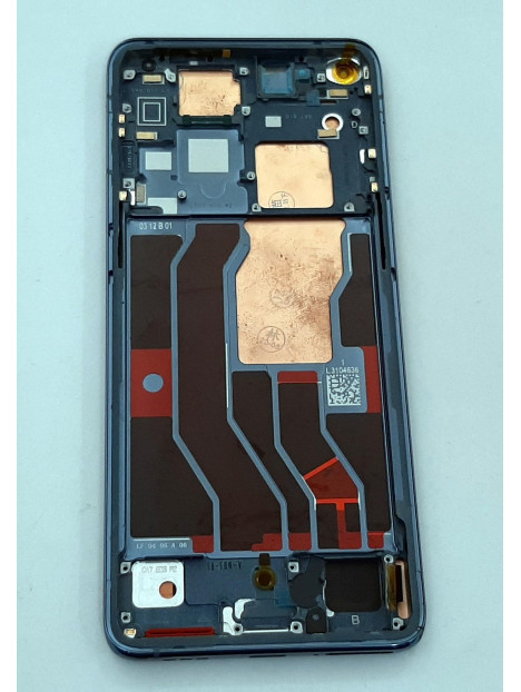 Pantalla lcd para Oppo Find X3 Pro CPH2173 mas tactil negro mas marco azul calidad premium