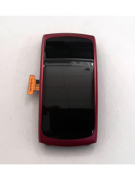 Pantalla lcd para Samsung Gear Fit 2 Fit2 mas tactil negro mas marco purpura calidad premium