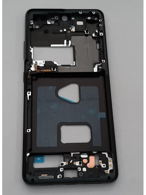 Carcasa central o marco negro para Samsung Galaxy S21 Ultra 5G SM-G998F calidad premium