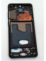 Carcasa central o marco negro para Samsung Galaxy S20 S20 5G SM-G980F SMG980 G980F SM-G981F SMG981 G981F calidad pr