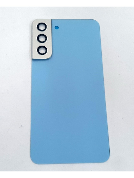 Tapa trasera o tapa bateria azul para Samsung Galaxy S22 Plus SM-S906U mas cubierta camara