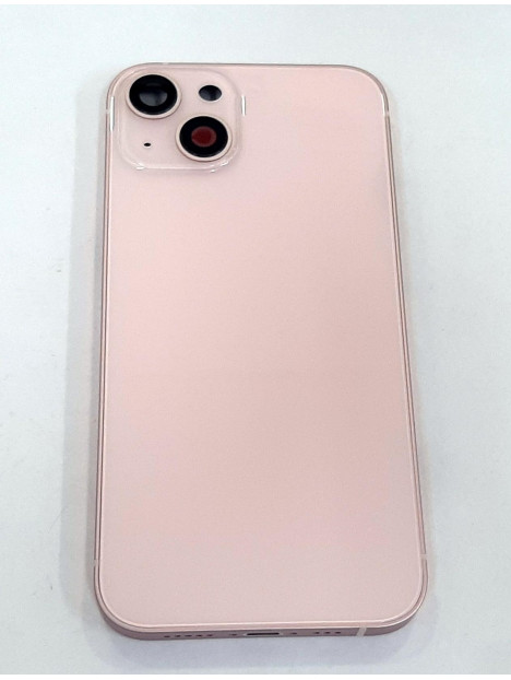 Carcasa central mas tapa trasera rosa para IPhone 13 A2633