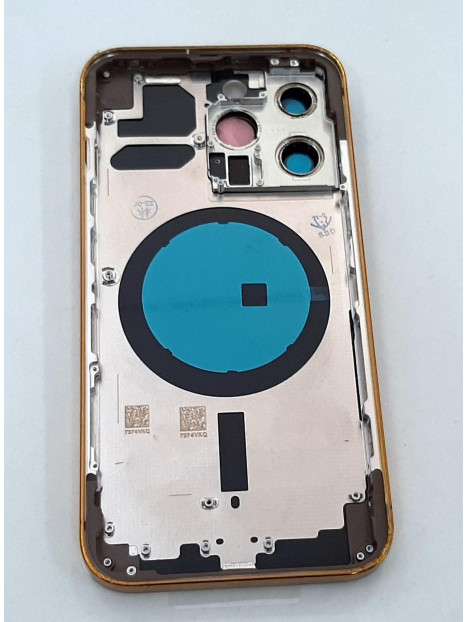 Carcasa trasera mas tapa trasera dorada para IPhone 13 Pro A2638