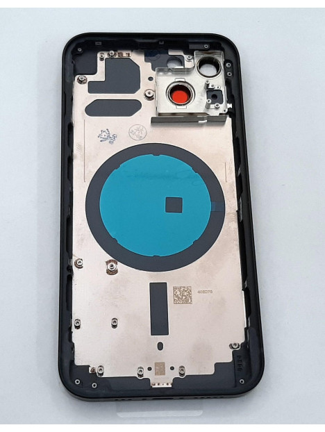 Carcasa central mas tapa trasera negra para IPhone 13 A2633