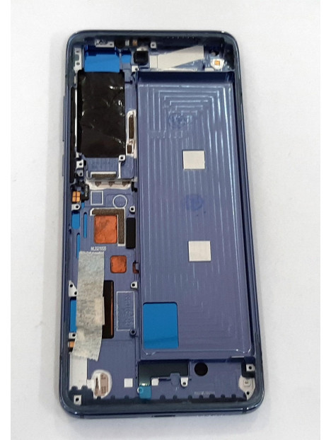 Pantalla lcd para Xiaomi Mi 10 5G Xiaomi Mi 10 Pro 5G mas tactil negro mas marco azul calidad compatible incell
