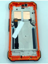 Pantalla lcd para Blackview BV8800 mas tactil negro mas marco naranja calidad premium