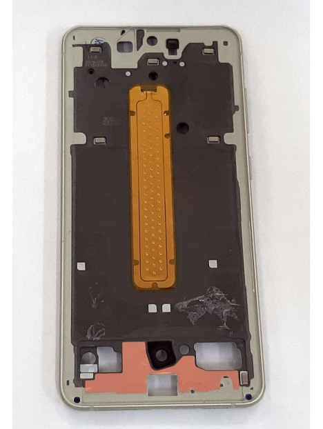 Carcasa central o marco amarillo para Samsung Galaxy S21 FE SM-G990B calidad premium