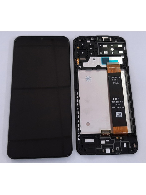Pantalla lcd para Samsung Galaxy A13 SM-A135F mas tactil negro mas marco negro calidad premium