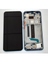 Pantalla lcd para Xiaomi Mi 10 Lite 5G 56000300J900 mas tactil negro mas marco azul verde Service Pack