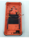 Tapa trasera o tapa bateria naranja para para Blackview BV6600
